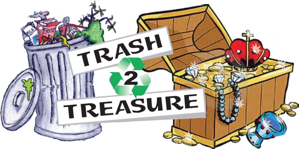 Trash To Treasure - Trash Treasure (1000x501), Png Download