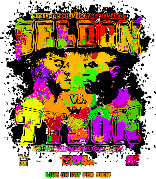 Bleed Area May Not Be Visible - Bruce Seldon Vs. Mike Tyson (500x700), Png Download