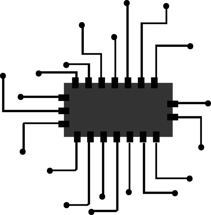 Chip Png Clipart - Electronics Engineer Stickers (707x720), Png Download