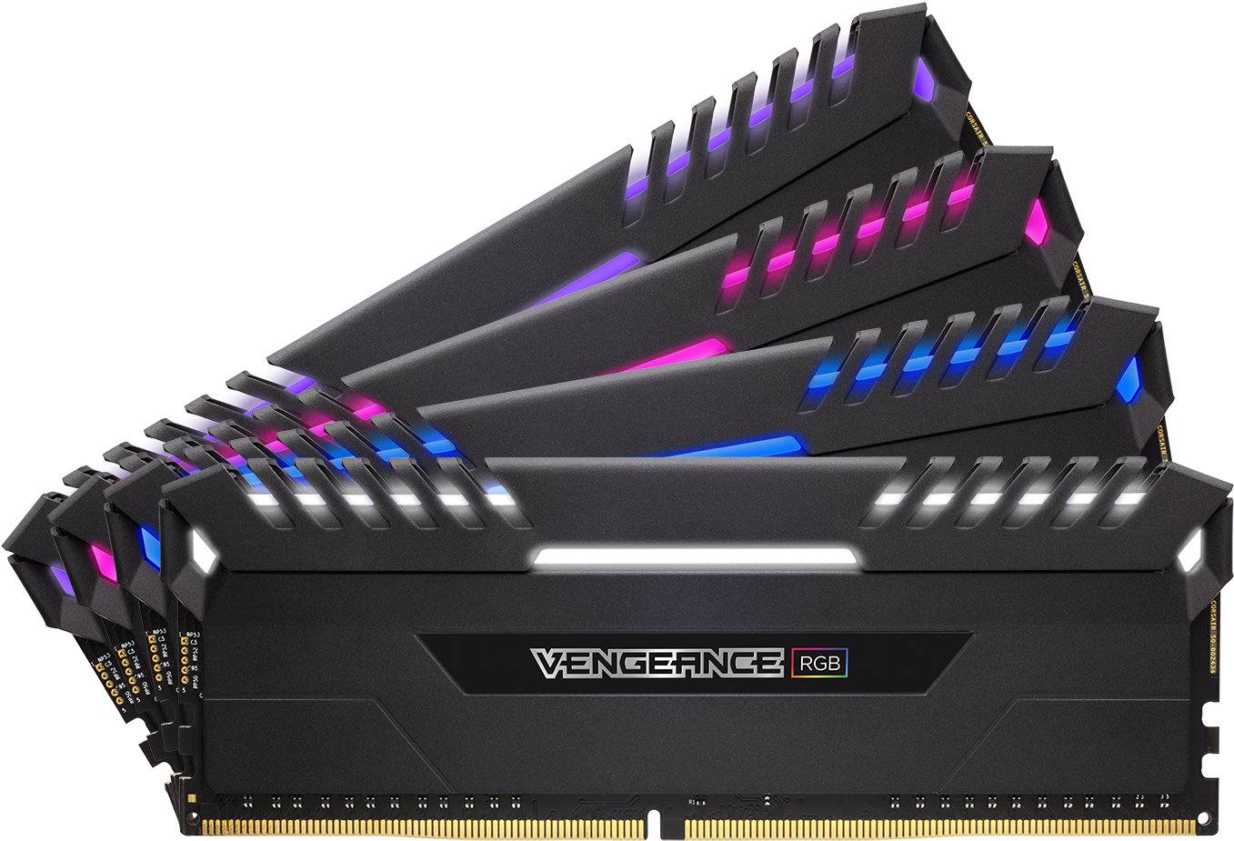 Ram Png Image - Corsair Vengeance Rgb Cmr32gx4m4c3600c18 32gb (4x8gb) (1400x958), Png Download