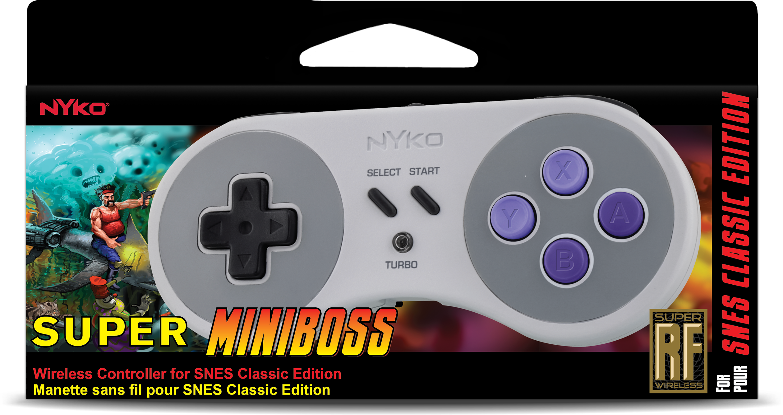 Today, Nintendo Releases Their Snes Classic Edition - Nyko Super Miniboss Wireless Controller For Super Nes (1000x602), Png Download