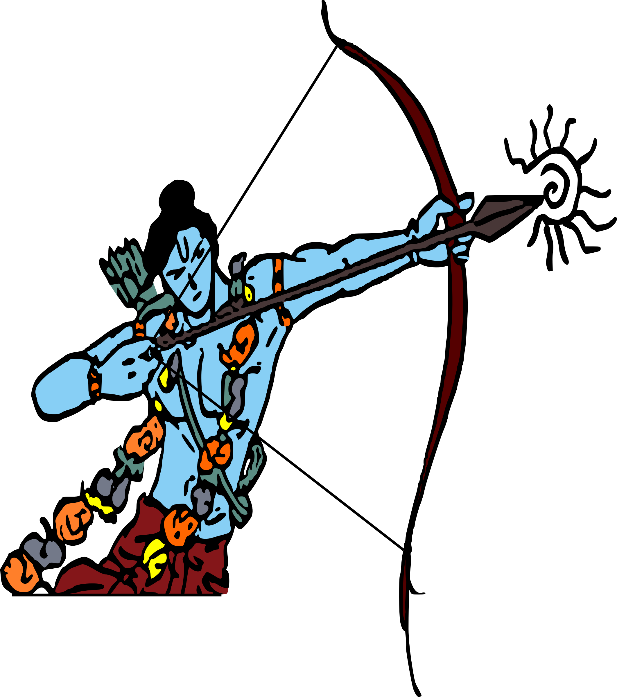 This Free Icons Png Design Of Bharateey's Lord Ram (2124x2400), Png Download