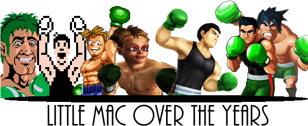 Mike Tyson's Punch Out Images Little Mac Over The Years - Nintendo Wii Punch Out !! (japan Version) | Wii (598x253), Png Download
