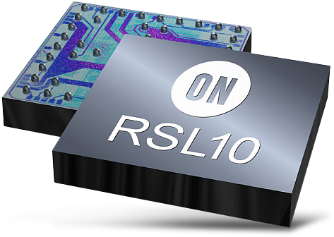 On Semiconductor Rsl10 Multi Protocol System On Chip - System In Package (600x436), Png Download
