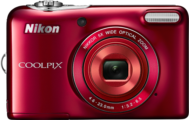 Coolpix L32 - Nikon Coolpix L32 (700x595), Png Download
