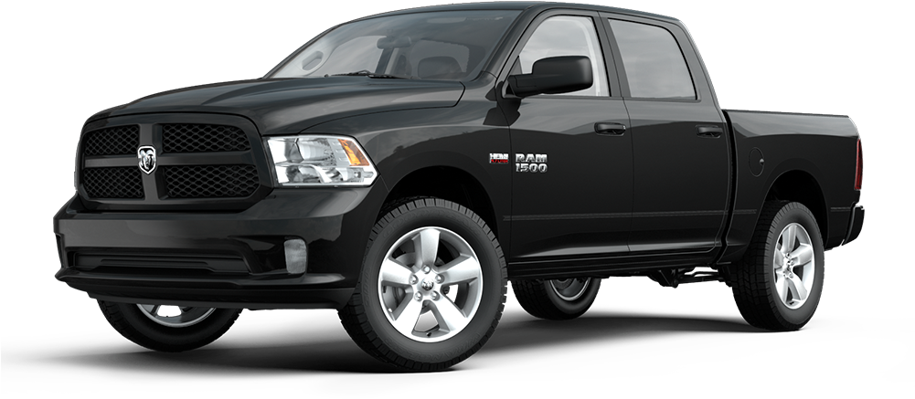 2016 Ram 1500 Truck For Sale In Hoopeston Il - Dodge Truck Black 2016 (1000x1000), Png Download