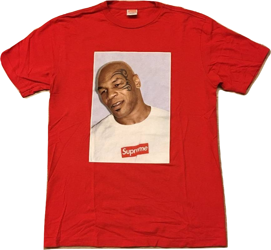 Supreme Mike Tyson Tee - Supreme Morrissey Tee (879x879), Png Download