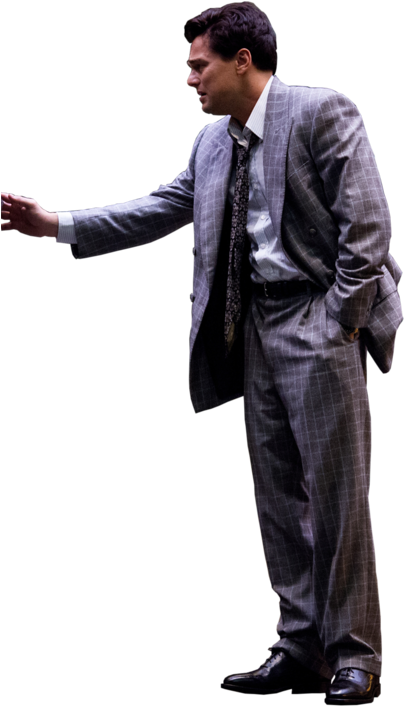 Leonardo Dicaprio Transparent - Gentleman (424x750), Png Download