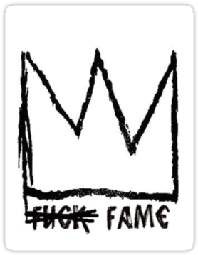 Basquiat Crown Png Png Transparent Stock - Jean Michel Basquiat Crown Transparent (375x360), Png Download