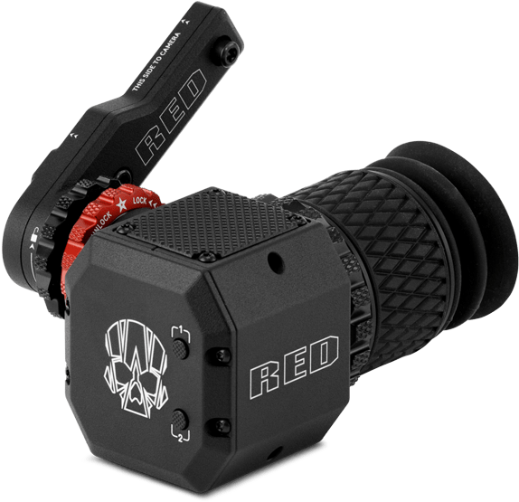 Weapon Red Evf Adaptor - Red Dsmc2 Oled Viewfinder (1200x617), Png Download