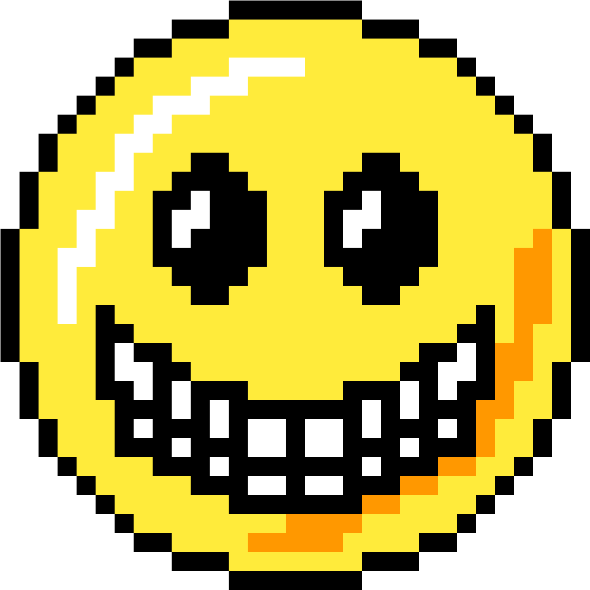 Creepy Smile - Pixel Art Undertale Sans (1184x1184), Png Download