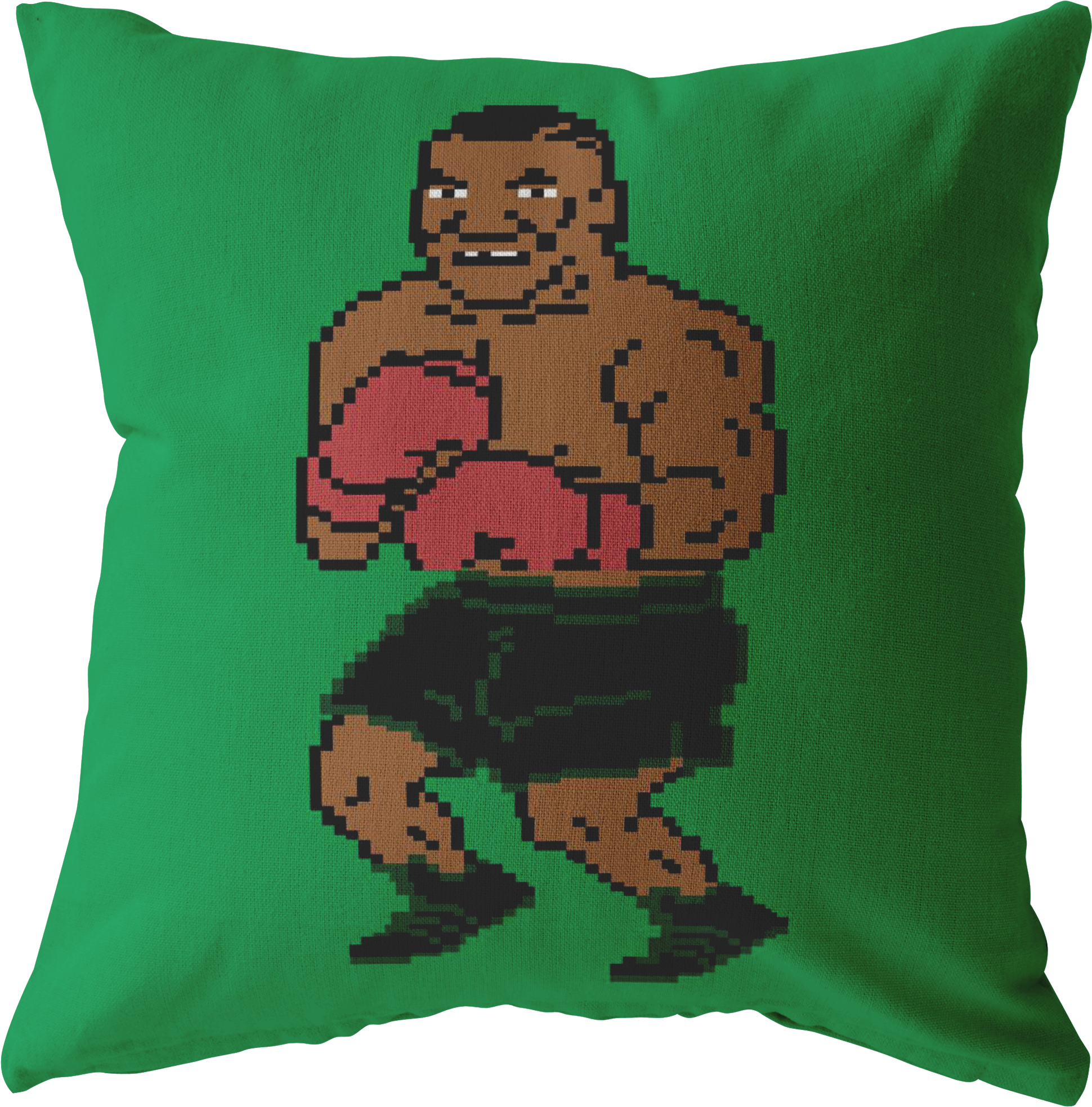 Retro Mike Tyson Punchout Inspired Pillow - Pillow (2000x2000), Png Download