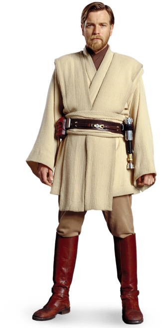 Click To Expand - Obi Wan Kenobi Png (370x665), Png Download