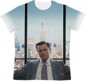 Leo Wall St Kiss All Over T-shirt - Gentleman (365x365), Png Download