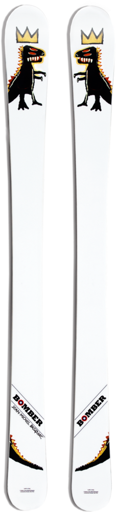 Junior All Mountain Artist Series Basquiat Dino Ski - Jean-michel Basquiat Pez Dispenser, 1984 Modern Art (279x1023), Png Download