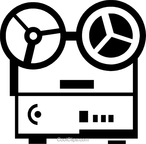 Reel To Reel Tape Recorder Royalty Free Vector Clip - Tape Reel Png (480x472), Png Download