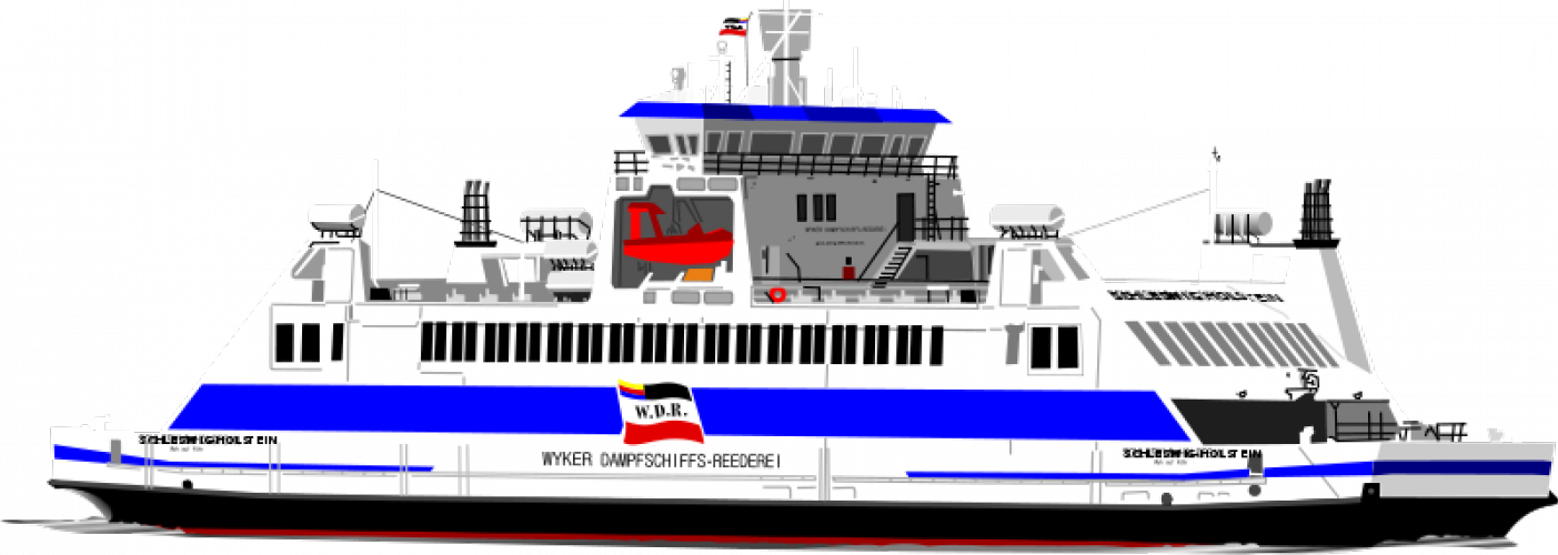 Cruise Ship Clipart Kapal - Ferry Clipart (1403x500), Png Download