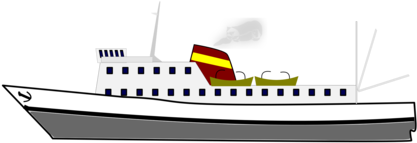 The Ocean Liner Drawing Free Commercial Clipart - Sith Infiltrator (481x340), Png Download