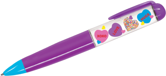 Hearts Floaty Pen - Pen (415x415), Png Download