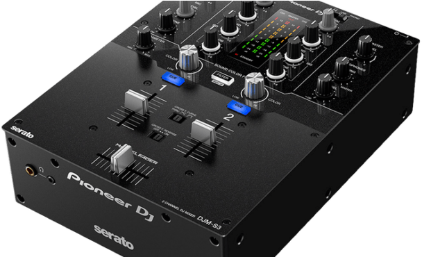 Dj Mixer Pioneer Dj Djm-s3 (645x369), Png Download