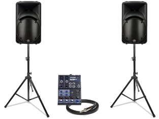Ipod Party Pack Only Sound - Mackie C300z Compact 12" Passive 2-way Pa Speaker Or (410x330), Png Download