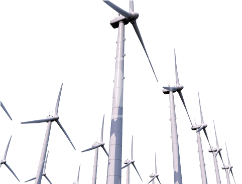Wing Energy Farm - Wind Farm Png (550x366), Png Download