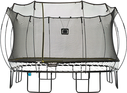 Bounciest Trampoline With Basketball Hoop (430x430), Png Download