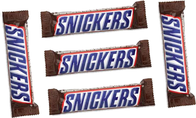 Snickers Candy Bar - 2.07 Oz Bar (668x397), Png Download