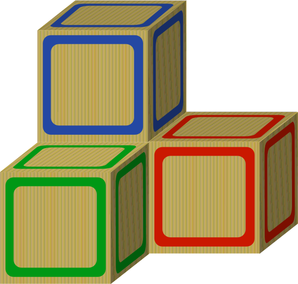Block Sign Cliparts - Building Block Clipart Transparent (600x571), Png Download