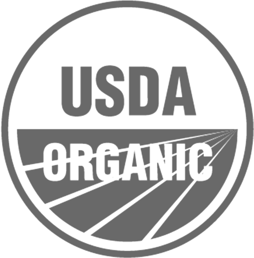 Us - Usda Organic Black And White Png (1000x1000), Png Download
