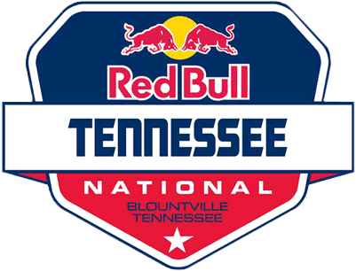 Muddycreek Slideredbull Logo - Kini Red Bull Mx Racing Blue/orange One Size (1180x450), Png Download