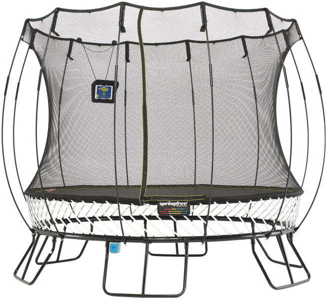 Springfree 10 Foot Medium Round Trampoline With Safety (1200x800), Png Download