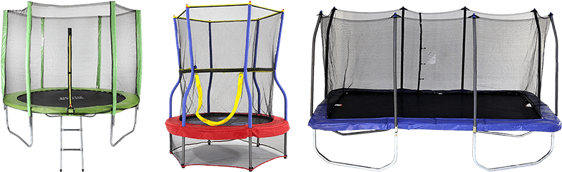 Quadcopter Reviews Best Trampoline Brands - Skywalker 15' Rectangular Trampoline With Enclosure (800x325), Png Download