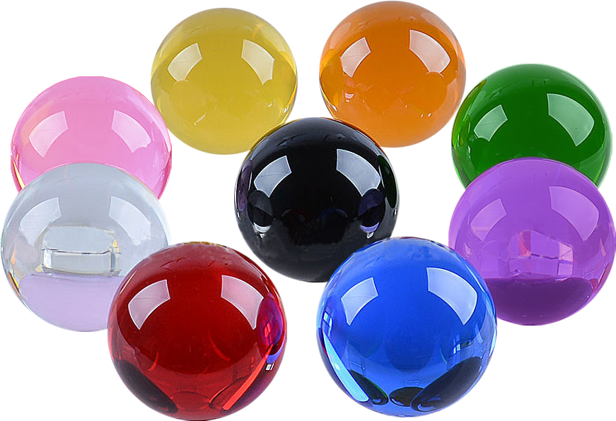 Colored Glass Ball (1280x800), Png Download