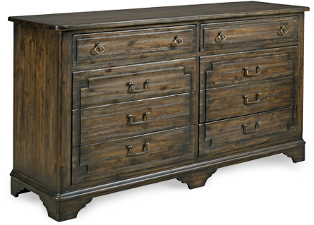 Thumb - Kincaid Furniture Kincaid Wildfire Drawer Dresser (523x345), Png Download