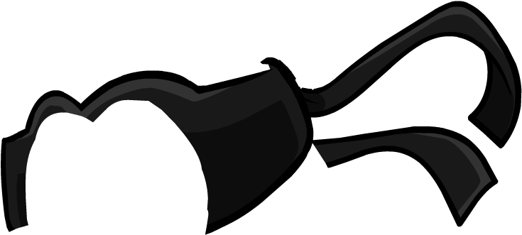 Ninja Mask2 - Club Penguin Ninja Mask Cutout (751x380), Png Download