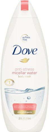 Anti-stress Micellar Body Wash - Dove (459x460), Png Download