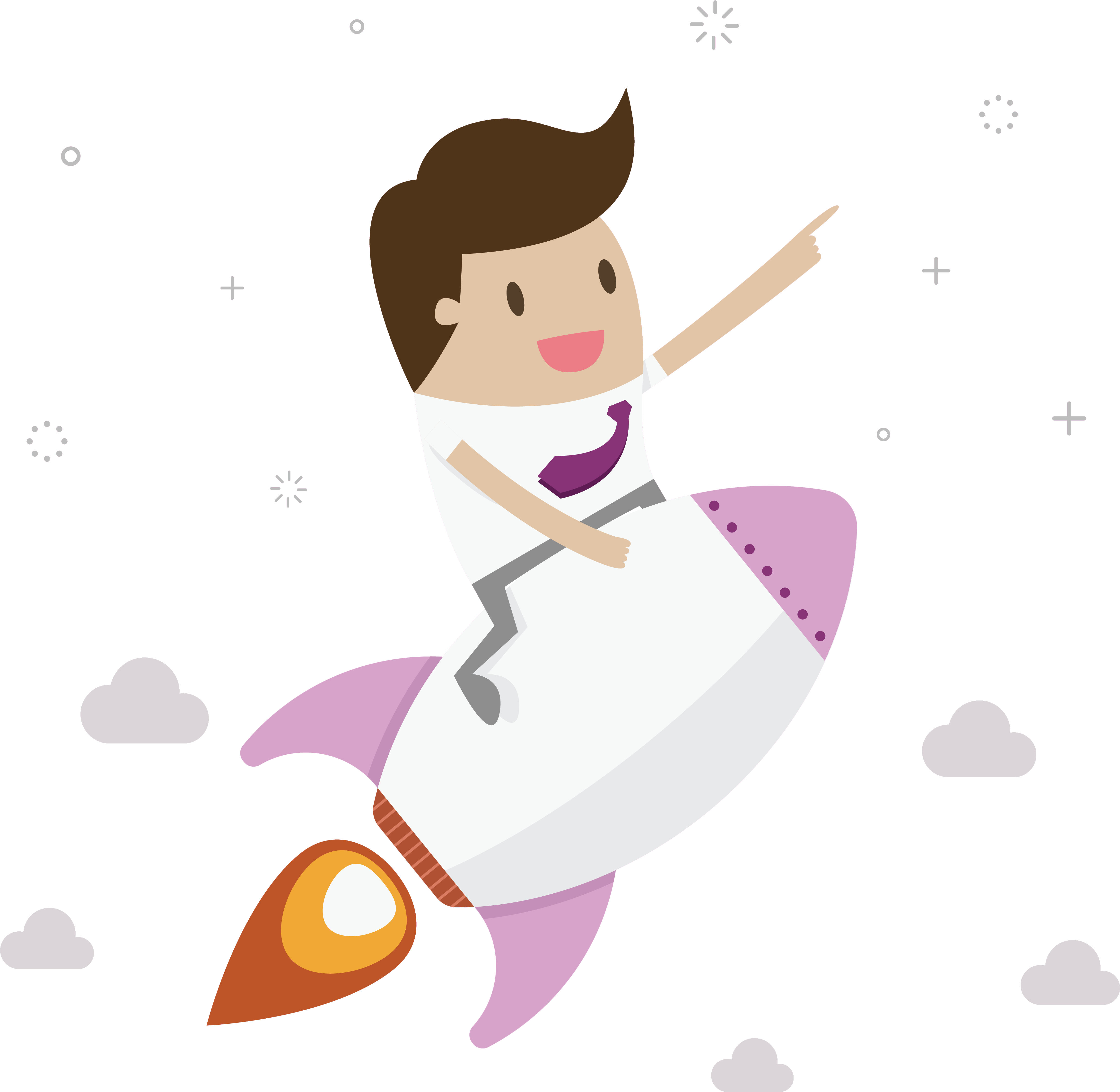 Neil Shah, Chief De-stressing Officer, The Stress Management - Riding Rocket Png (5226x4943), Png Download