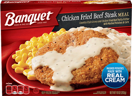 Chicken Fried Beef Steak - Banquet Chicken Fried Steak (500x500), Png Download