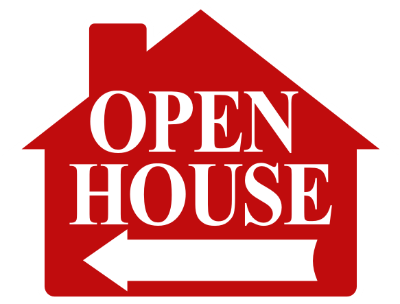 Price - $6 - - Open House Sign (600x600), Png Download