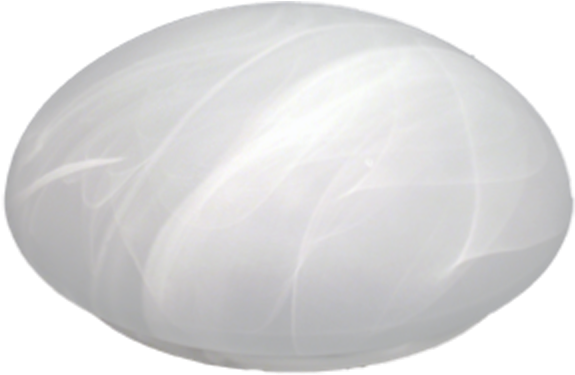 Alabaster Mushroom - Glass - Sphere (574x382), Png Download