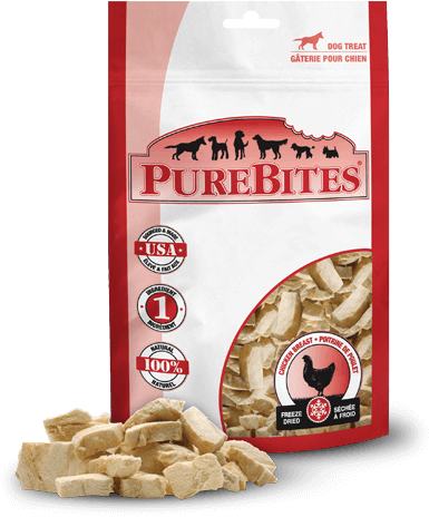 Purebites Freeze Dried Chicken Breast Dog Treats - Purebites Chicken (400x513), Png Download