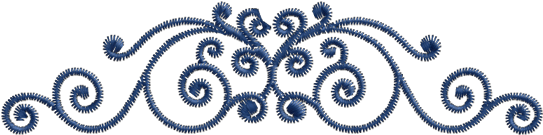 Ornamento Curvas Delicado - Embroidery (600x600), Png Download