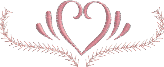 Ornamento Curvas Coração - Heart (600x600), Png Download