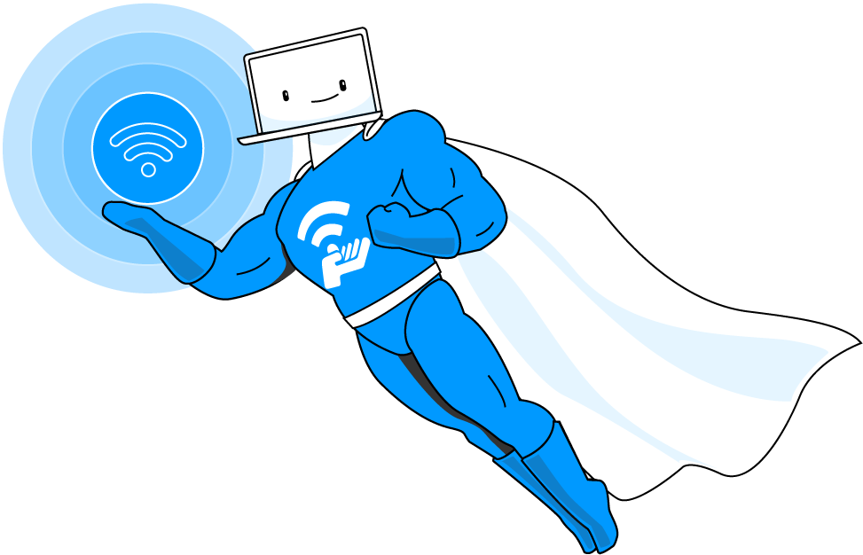 How To Increase Wifi Signal Strength And Improve Reception - Wi-fi (1000x700), Png Download