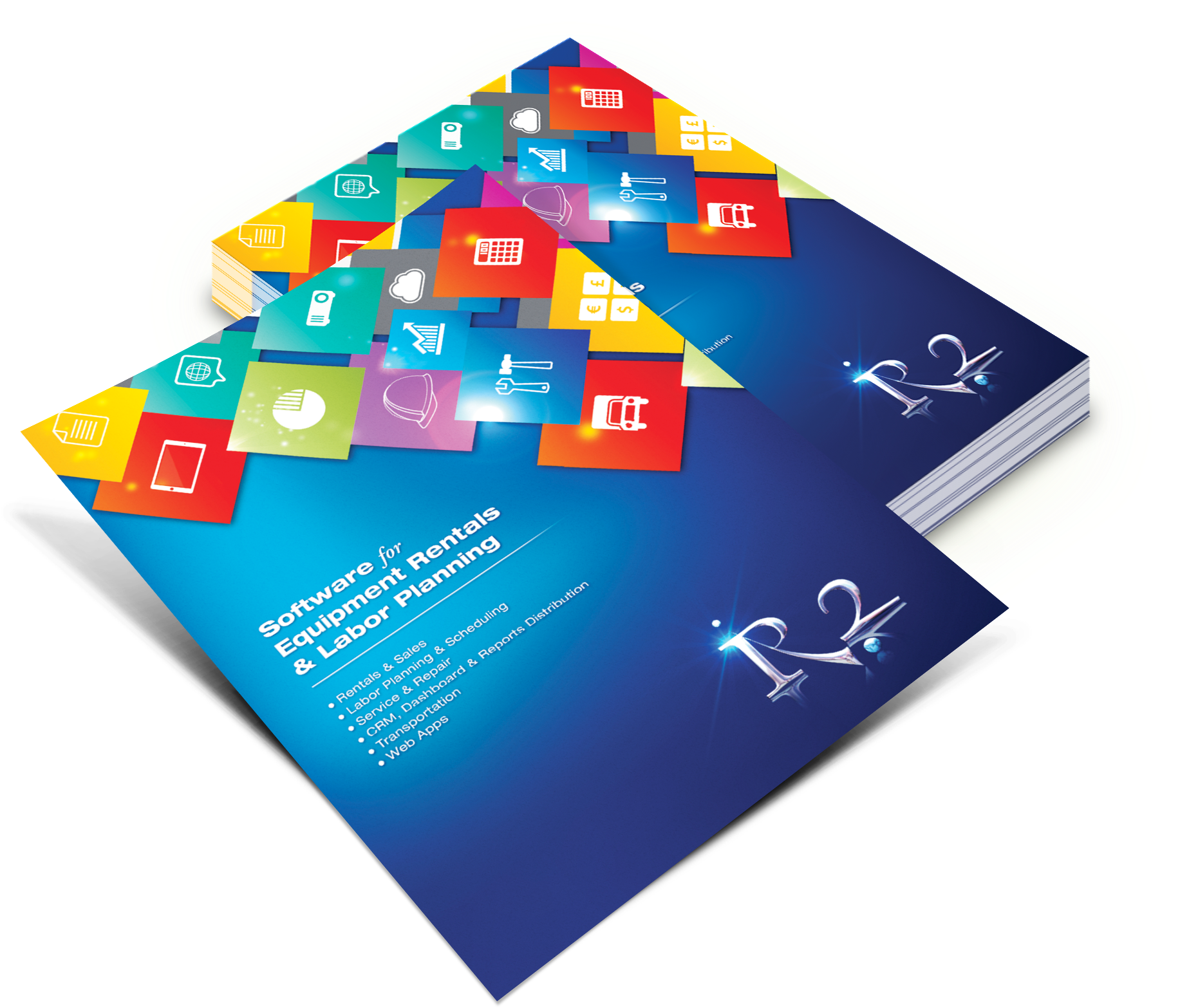 R2 Rental Software Flyer - Flyer (2200x1700), Png Download