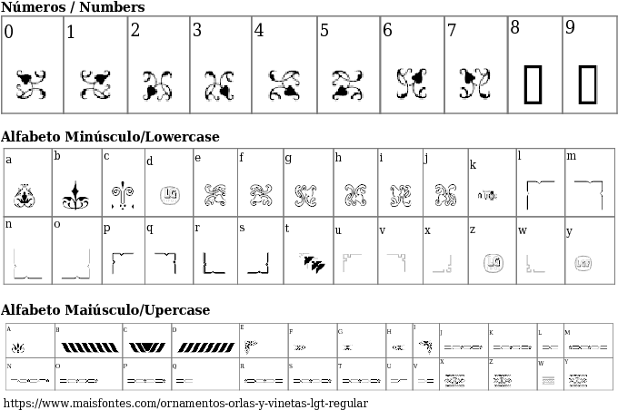 Fuente Detalles Ornamentos Orlas Y Vinetas Lgt Regular - Detalles (689x640), Png Download