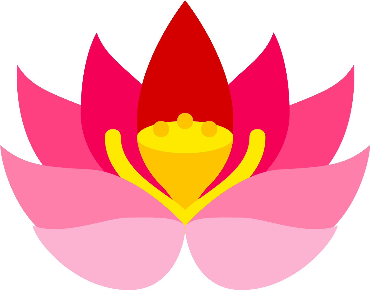 Lotus Icon - Transparent Lotus Flower Images Png (1600x1600), Png Download