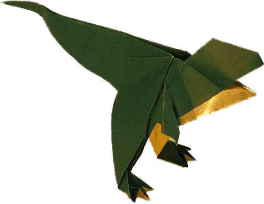 Free Png Dinosaur Origami Png Images Transparent - Dinosaur Origami - Webster, Belinda (850x643), Png Download