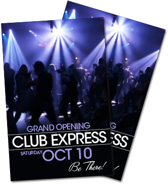 Nightclub Flyer - Nightclub Flyers Printing Png (560x420), Png Download